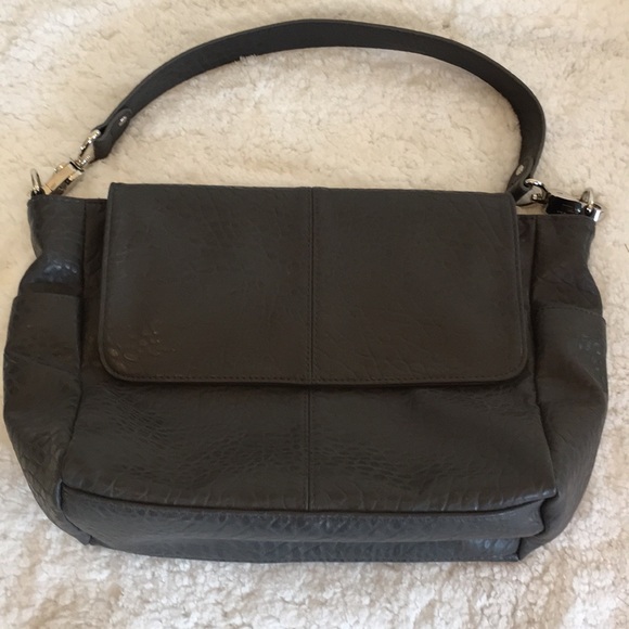 thirty-one Handbags - Jewell by Thirty-One Gray Flap Satchel Bag